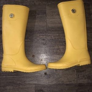 Tommy Hilfiger Yellow Rain Boots